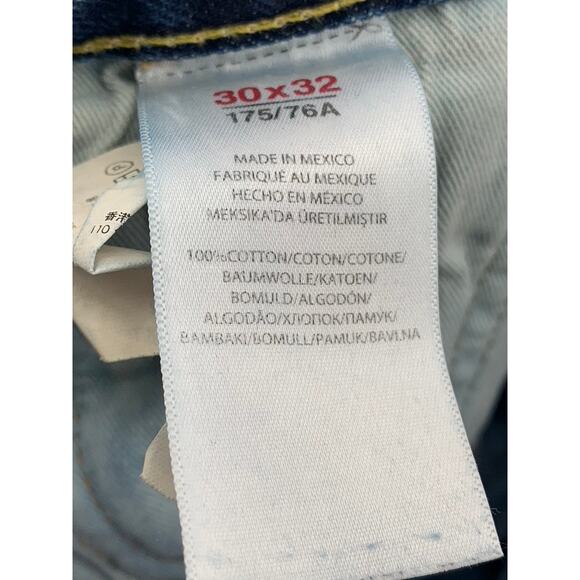 POLO RALPH LAUREN Men's Medium Blue Denim Regular-Fit Straight Leg Jean SZ 30X32 - Picture 10 of 12